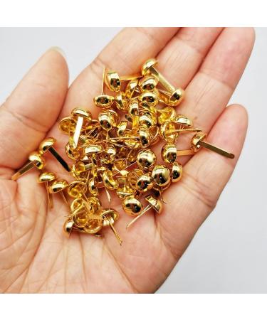 300 Pieces Paper Fasteners Brads Round Fasteners for Art Crafting School Project Decorative Scrapbooking Crafts Making DIY Supplies 8 x 15mm (Gold)) - Buy Online on GoSupps.com