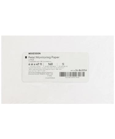 McKesson Fetal Monitoring Red Grid Thermal Paper 6x47ft, 160 Count - 1 Pack - Buy Online on GoSupps.com