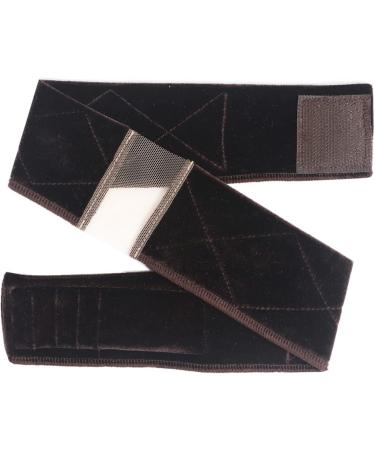 Elastic Non-Slip Wig Grip Headband - Dark Brown Thinner Velvet Band for Women's Wig and Scarf - Buy Online on GoSupps.com