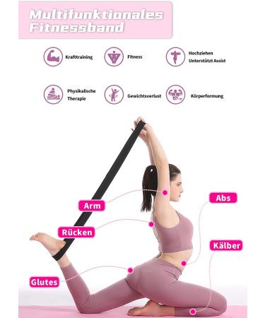Premium Fitness Resistance Straps Set - Slipproof Fabric Bands for Home Gym Yoga Pilates & Strength Training - Buy Online on GoSupps.com