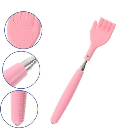 Minkissy Retractable Back Scratcher - Oversized Long Handle Pink Body Massager | Durable 20.5x4cm Claw Tool - Perfect Gift for Adults - Buy Online on GoSupps.com