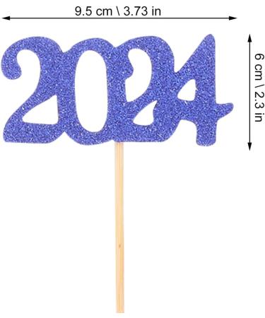 HOLIDYOYO 12pcs 2024 Graduation Season Cake Insert Top Hat Cupcake Toppers Graduation Toppers 2024 Grad Party Supplies Graduation Cupcake Topper Dessert Paper Decorations - Buy Online on GoSupps.com