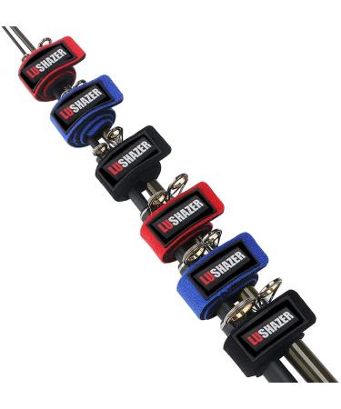Fishing Rods Belt Stretchy Rod Straps Fishing Tackle Ties Cable Fishing Rod Holders Fit for Casting Rods, Spinning Rods and Fly Rods (5 Color, 10 pcs)