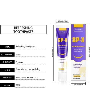 Bright & Fresh Toothpaste Cleans Tooth Surfaces Reduces Plaque Buildup Fights Plaque Keeps Breath Fresh and Leaves Teeth Sparkling Clean.(1pcs) 1 Count (Pack of 1) - Buy Online on GoSupps.com