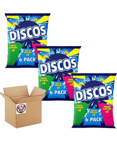 03 x Discos Variety Multipack Crisps (6 x 25.5g) - Buy Online on GoSupps.com