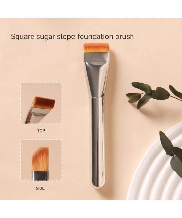 Premium Foundation Brush for Liquid Makeup & Concealer - Soft Bristles Kabuki Brush | Non-Soaking Cosmetic Tool for Creams & Masks - Buy Online on GoSupps.com