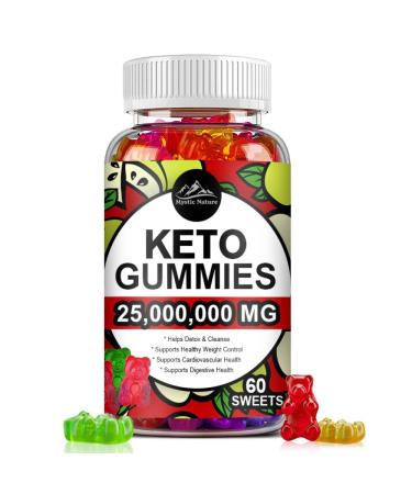 Keto Gummies Weight Loss | 60 Gummies | High Strength Apple Cider Vinegar Gummy Formula | All Natural Keto Gummies Weight Loss | Premium Slimming Gummies | Weight Loss Gummies That Work Fast