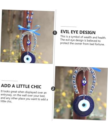 ORFOFE 1pc Blue Eyes Pendant Car Christmas Decorations Car Key Ring Turkish Evil Eye Pendant Household - Buy Online on GoSupps.com