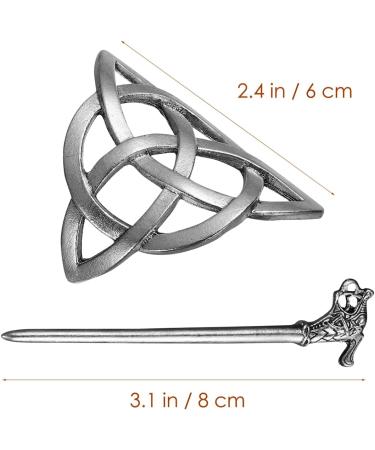 Knots Hair Clip Viking Hair Sticks Hair Accessories for Women Girls 1Pc - Buy Online on GoSupps.com