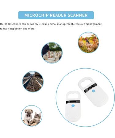 Gugxiom ChiPlesic RFID Reader for Animals - 134.2kHz/125kHz OLED Display FDX B & EMID Microchip Compatible with Alarm - Ideal for Dogs - Buy Online on GoSupps.com