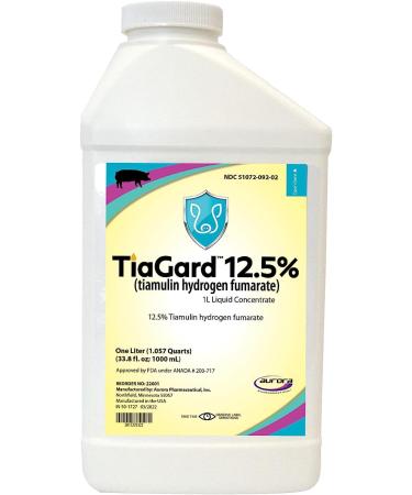 Aurora TiaGard 12.5% Liquid Concentrate, Generic for Denagard, 1L, One Liter