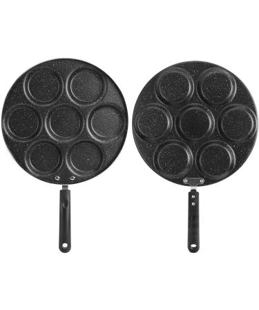 DELURA 7 Holes Frying Pan Multi Function Breakfast Pan Cooking Tools Kitchen Supplies Frying Baking Pan Cooking Pot Kitchen Utensils Cookware - Buy Online on GoSupps.com