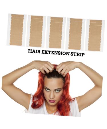 Angoily 6 Sheets Double-sided Tape Double Sided Adhesive Tape Wigs with Bangs Hair Tape Extension Tape Wig Adhesive Tape Extensions Tape Replacement Wig Tape Kraft Paper Label - Buy Online on GoSupps.com