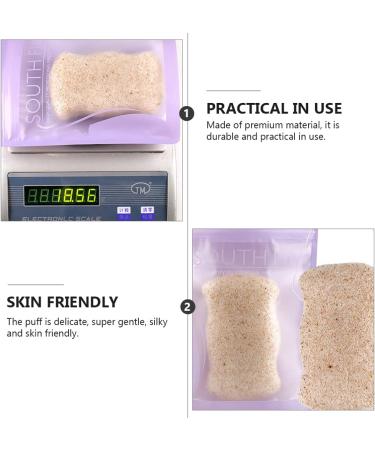 FOMIYES Konjac Face Wash Sponge Puff | Gentle Facial Cleaning Sponge for Makeup Removal & Bath | Ideal for All Skin Types - Buy Online on GoSupps.com