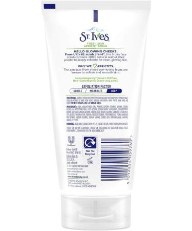 St. Ives Apricot Facial Scrub 150ml - Exfoliating and Refreshing Formula - Buy Online on GoSupps.com