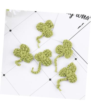 Operitacx 10pcs Socks Badge Sign Crocheted Shamrock Appliques Applique Patches Accessories Shoes and Hats - Buy Online on GoSupps.com