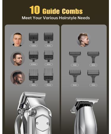 Romanda Cordless Hair Clippers & Trimmers Set | Men's Grooming & Barber Clippers - Buy Online on GoSupps.com