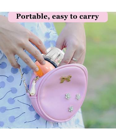 GloDeals Weekly Pill Box 7 Day Portable Pill Organizer for Vitamins & Supplements - BPA Free, Moisture Proof (Pink) - Buy Online on GoSupps.com