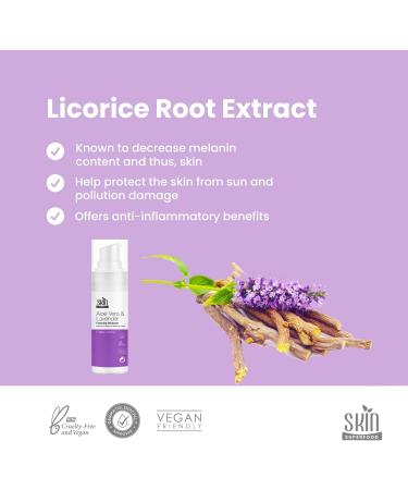 SKIN SUPERFOOD Face Wash Foaming Cleanser | Aloe Vera Lavender and Licorice Root Infused Formula for Oily to Dry Skin Cleansing | Natural and Vegan 150ml - Buy Online on GoSupps.com