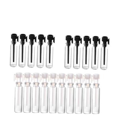 minkissy 100pcs Glass Bottle Bottling Perfume Test Bottle Small Empty Perfume Bottles Perfume Oil Bottles Cologne Samples Sample Bottles Glass Storage Bottles Mini Vial Travel