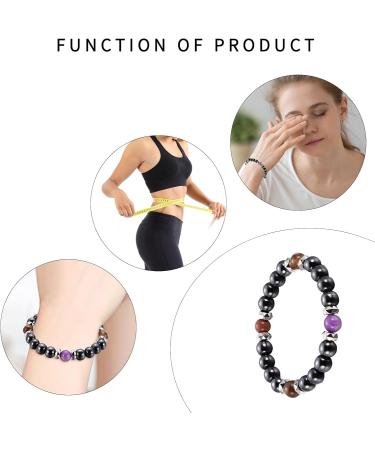 Tecki Amethyst Magnetic Bracelets - Stretch Anti-Fatigue Jewelry for Healthy Living | Durable Gift for Friends & Family - Buy Online on GoSupps.com