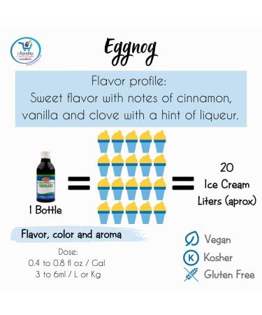 Deiman Eggnog Flavoring Concentrate E-15 (4 fl oz) - Premium Artificial Food Flavor for Baking and Cooking - Buy Online on GoSupps.com