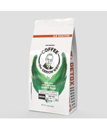 Coffee The Gerson Way - Medium Grind Medium (Air) Roast Detox Enema Drinkable 1lb