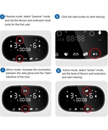 Rehabilitation Robot Gloves Hemiplegia Finger Rehabilitation Trainer with Single Finger Training and Mirror Mode Smart Finger Training Rehab Orthotics for Hand LeftHand Small - Buy Online on GoSupps.com