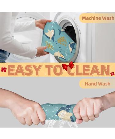 Shark Pattern Beard Bib Apron | Waterproof Hair Catcher for Men | Non-Stick Grooming Cape with Suction Cups | Perfect Gift for Men - Buy Online on GoSupps.com