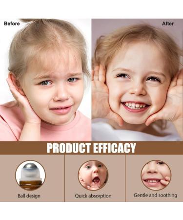 GXGM Natural dental relief for babies and children 10 ml rollon for gum complaints gentle relief without chemicals easy to use practical and hygienic - Buy Online on GoSupps.com