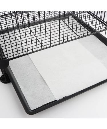 100 Pcs Large Bird Cage Liner Papers | Non-Woven Precut Absorbent Cushion | 22.8 x 10.6 | Pet Cage Liners - Buy Online on GoSupps.com