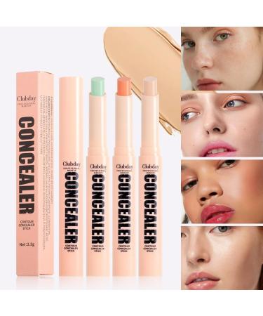 INTEROOKIE Natural Three-dimensional Matte Waterproof Concealer Stick - Perfect for Face and Body Grooming (4) - Buy Online on GoSupps.com