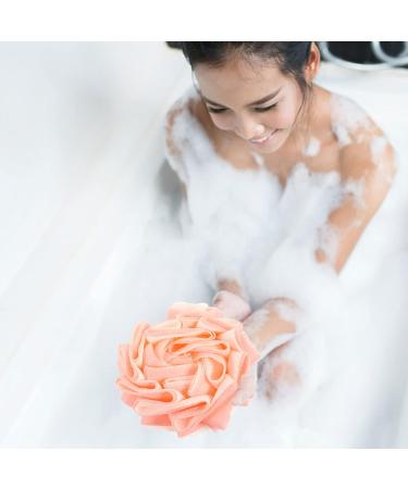 FRCOLOR 3pcs Bath Flower Sponge Balls | Loofah Shower Scrubber for Men | Perfect Body Bath Sponges for Relaxing Showers - Buy Online on GoSupps.com