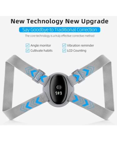 NGP Intelligent Back Straightener - Posture Trainer for Men Women & Kids | Adjustable Breathable Reminder to Correct Posture - Buy Online on GoSupps.com