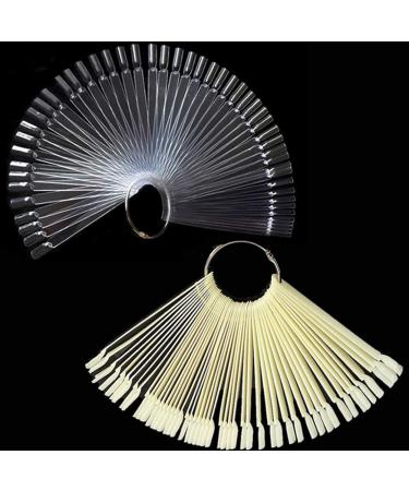 Nail Swatch Sticks with Ring - 100pc Set for Nail Polish Display and Practice - Includes Number Stickers - Buy Online on GoSupps.com