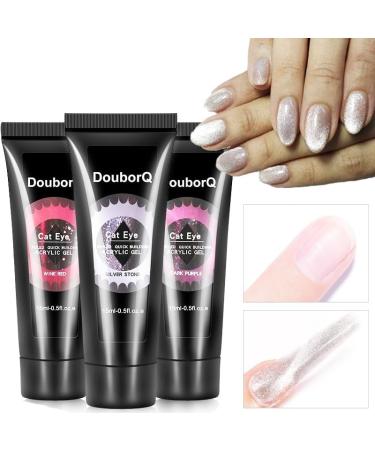 15ml Cat's Eye Crystal Extension Gel 3D Varnish Magnetic Soak Off Uv Gel Polish Quick-Drying Jelly Glitter Nail Art Accessories - Nail Gel - - (Color: 01) - Buy Online on GoSupps.com