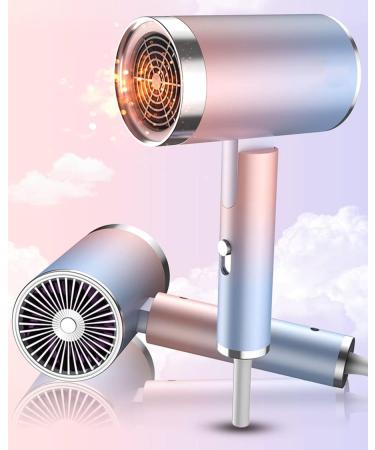 Travel Hair Dryer Cute Ion Hair Dryer Portable Compact Hair Dryer 3 Speeds Low Noise Overheat Protection - Buy Online on GoSupps.com
