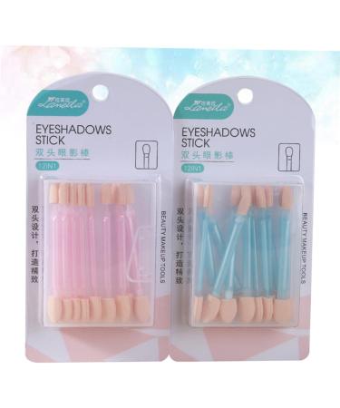 CANIGHT 24pcs Women Eyeshadow Brush Eyeshadow Makeup Accessories Cosmetic Eye Brushes Foam Eyeshadow Brush - Buy Online on GoSupps.com