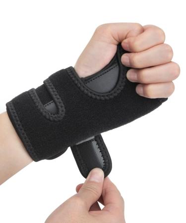 Tintol Wrist Brace for Carpal Tunnel Relief Night Support, Moderate Support Wrist Splint for Typing Sleeping with a Metal Bar, Hand Brace Fit Right Left Hand for Tendonitis, Sprain, Arthritis, RSI