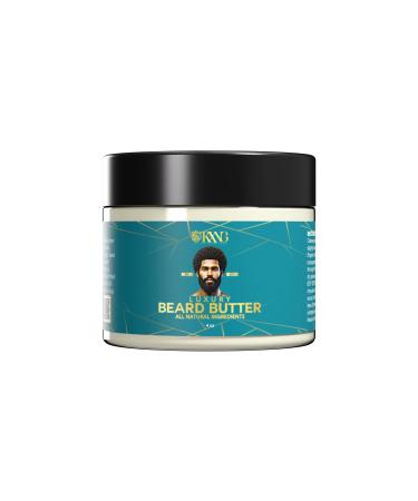 KXNG Cosmetics Luxury Beard Butter - Premium All Natural Organic Beard Softener and Conditioner with Shea Butter and Organic Seed Oils Softens Conditions Moisturizing Hydrating Beard Oil - 4 oz