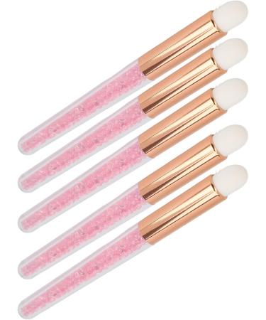 Glitter Lip Brush Round Headed Premium Fiber Wool Multifunctional Easy To Use Foggy Lip Makeup For Lash and Nose Washing - Buy Online on GoSupps.com