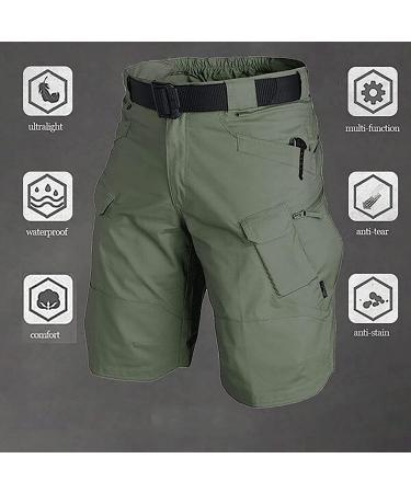 Autiwitua Men's Waterproof Tactical Shorts - Black XL | Quick Dry Breathable Cargo Shorts for Hiking & Fishing - Buy Online on GoSupps.com