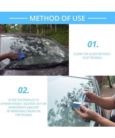 Automobile Windshield Oil Cleaning and Removing Dirts Cream Strong and Removing Scratches Z0J1 Blue 20g 2PCS - Buy Online on GoSupps.com