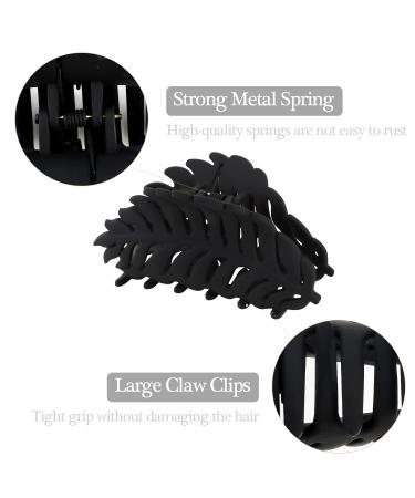 AMCAMI 8 Pack Big Hair Claw Clips - Strong Hold 3.7 Inch Nonslip Matte Clips for Women, Thin Thick Curly Hair - Hair Accessories for Women & Girls - Buy Online on GoSupps.com