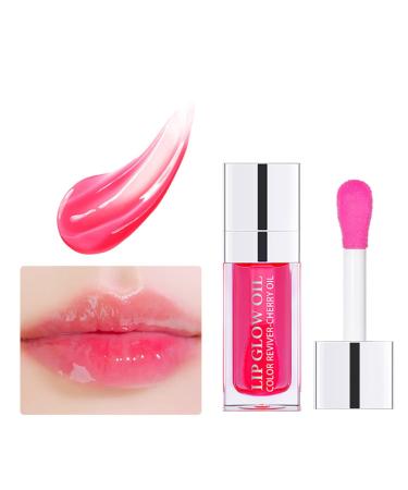 today 2024 clearance Moisturizing Lip Gloss With High Gloss To Make Lips Look Fuller Moistures Lip Gloss Non Stick Lip Makeup Lip Conditioning Oil 6ml(1PC) 1 Count (Pack of 1) Color4