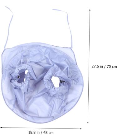 Leg Shaving & Beard Trimming Apron | Foldable Hair Catcher for Salons | Premium Polyester Shaver Cape - Buy Online on GoSupps.com