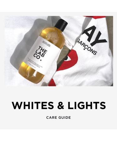 The Lab Co. Lights & Whites Wash Liquid. Non-Bio Laundry Detergent for use in washing machines and hand washing. Scented with Lavender and Orange Rind. Size 300ml. For up to 20 washes. - Buy Online on GoSupps.com