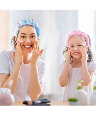 Pink Spa Headband for Women - Terry Towel Hair Band for Face Washing, Makeup Removal, Skincare - Shower Hair Accessory - Buy Online on GoSupps.com