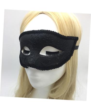 FOMIYES Halloween Unique Masquerade Black Maskes Halloween Black Costume Eye Black Outfits Stand Out Costumes Makeup Dreses Make up Men and Women - Buy Online on GoSupps.com