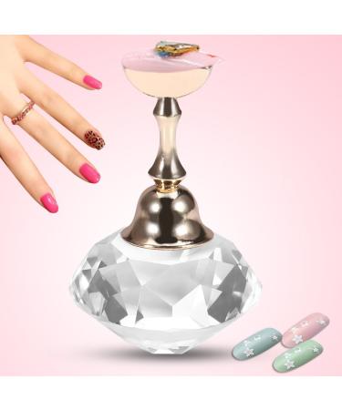Magnetic Nail Tip Exercise Stand - 4 Types Basic Alloy Holder | Nail Art Display & Manicure Tool | Easy Installation for White Diamond Crystal - Buy Online on GoSupps.com